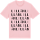 Pink Cotton t-shirt med Lillån ordlek t-shirt