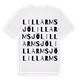 Lillarmsjö ordlek t-shirt
