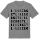 Mid Heather Gray t-shirt med Lillberget ordlek t-shirt