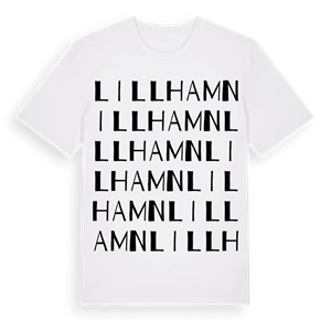 Lillhamn ordlek t-shirt – ekologisk bomull t-shirt från Pinshirt
