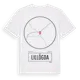 White t-shirt med Lillögda t-shirt