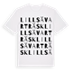Lillsävarträsk ordlek t-shirt
