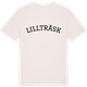 Vintage White t-shirt med Lillträsk böjd t-shirt