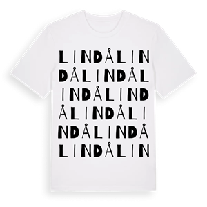Lindå ordlek t-shirt – ekologisk bomull t-shirt från Pinshirt