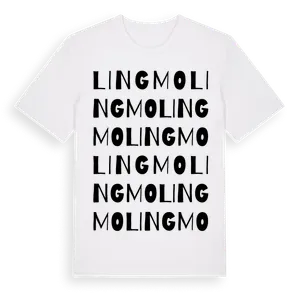 Lingmo ordlek t-shirt – ekologisk bomull t-shirt från Pinshirt