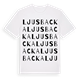 Ljusbacka ordlek t-shirt