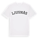 Ljusnäs böjd t-shirt