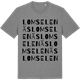 Mid Heather Gray t-shirt med Lomselenäs ordlek t-shirt