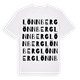 White t-shirt med Lönnberg ordlek t-shirt
