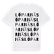 Löparnäs ordlek t-shirt
