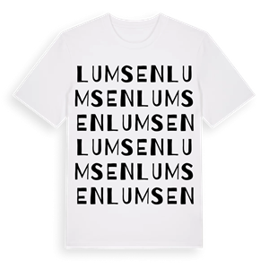 Lumsen ordlek t-shirt – ekologisk bomull t-shirt från Pinshirt