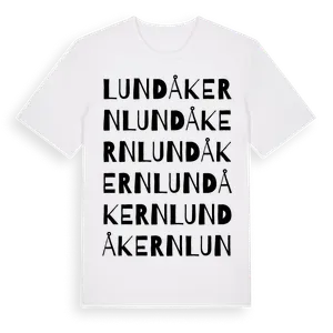 Lundåkern ordlek t-shirt – ekologisk bomull t-shirt från Pinshirt