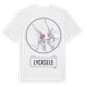 White t-shirt med Lycksele t-shirt