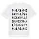 Malå sameby ordlek t-shirt