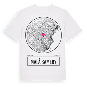 Malå sameby t-shirt – ekologisk bomull t-shirt från Pinshirt