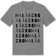 Mid Heather Gray t-shirt med Malåberg ordlek t-shirt