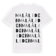 Malåliden ordlek t-shirt