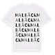 Malbäck ordlek t-shirt