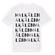 Malkälen ordlek t-shirt