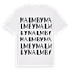 Malmby ordlek t-shirt