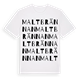 Maltbrännan ordlek t-shirt