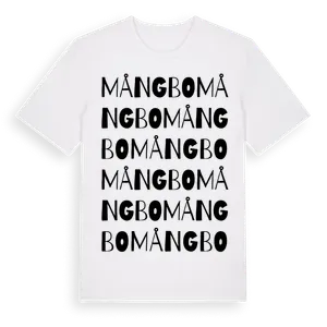 Mångbo ordlek t-shirt – ekologisk bomull t-shirt från Pinshirt
