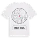 White t-shirt med Marieberg t-shirt
