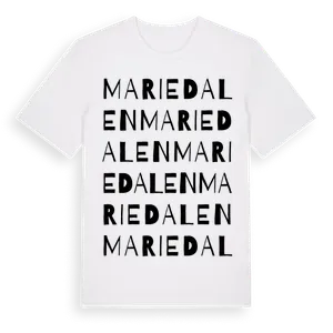 Mariedalen ordlek t-shirt – ekologisk bomull t-shirt från Pinshirt