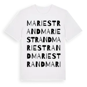 Mariestrand ordlek t-shirt – ekologisk bomull t-shirt från Pinshirt