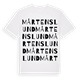 Mårtenslund ordlek t-shirt