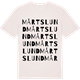 Vintage White t-shirt med Mårtslund ordlek t-shirt
