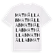 Mathällan ordlek t-shirt