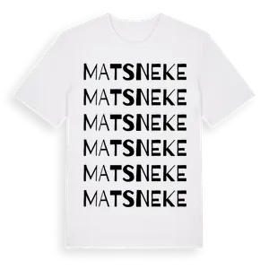 Matsneke ordlek t-shirt – ekologisk bomull t-shirt från Pinshirt