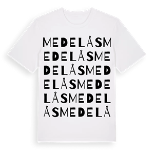Medelås ordlek t-shirt – ekologisk bomull t-shirt från Pinshirt