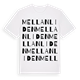 Mellanliden ordlek t-shirt