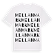 Mellanmark ordlek t-shirt