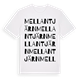 Mellantjärn ordlek t-shirt
