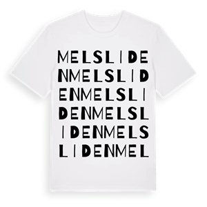Melsliden ordlek t-shirt – ekologisk bomull t-shirt från Pinshirt