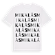 Mikalås ordlek t-shirt