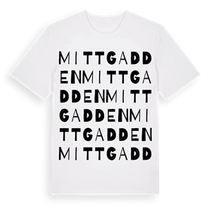 Mittgadden ordlek t-shirt – ekologisk bomull t-shirt från Pinshirt