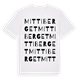 Mittiberget ordlek t-shirt