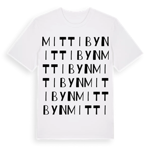 Mittibyn ordlek t-shirt – ekologisk bomull t-shirt från Pinshirt