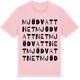 Pink Cotton t-shirt med Mjödvattnet ordlek t-shirt