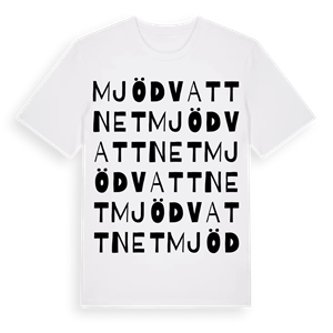 Mjödvattnet ordlek t-shirt – ekologisk bomull t-shirt från Pinshirt