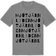 Mid Heather Gray t-shirt med Mjötjärnliden ordlek t-shirt