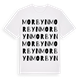 Morbyn ordlek t-shirt