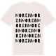 Vintage White t-shirt med Moren ordlek t-shirt