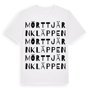 Mörttjärnkläppen ordlek t-shirt – ekologisk bomull t-shirt från Pinshirt