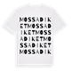 Mossadiket ordlek t-shirt