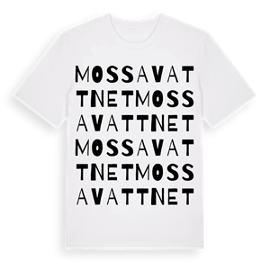 Mossavattnet ordlek t-shirt – ekologisk bomull t-shirt från Pinshirt